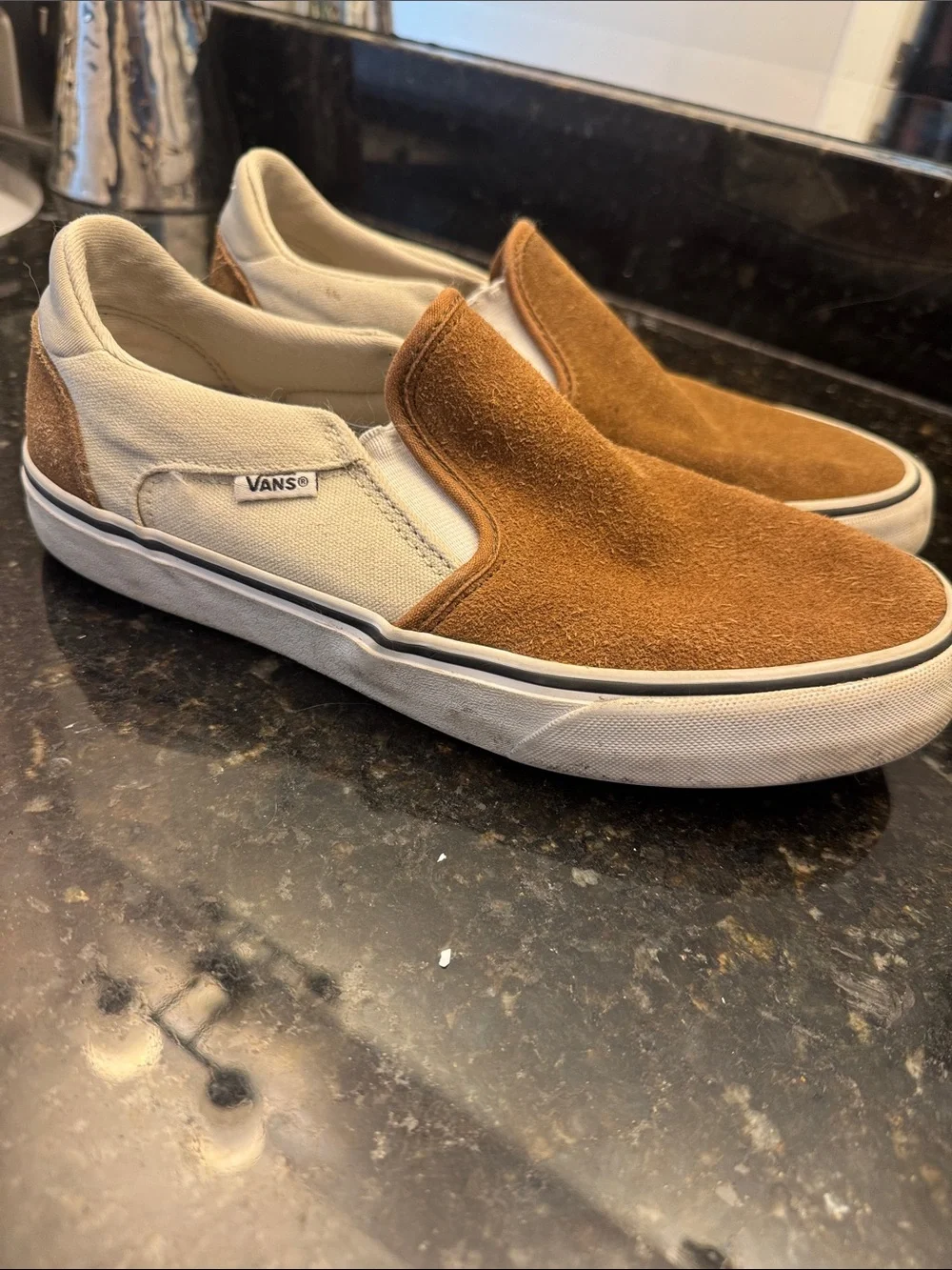 Vans brown suede  Slip-Ons